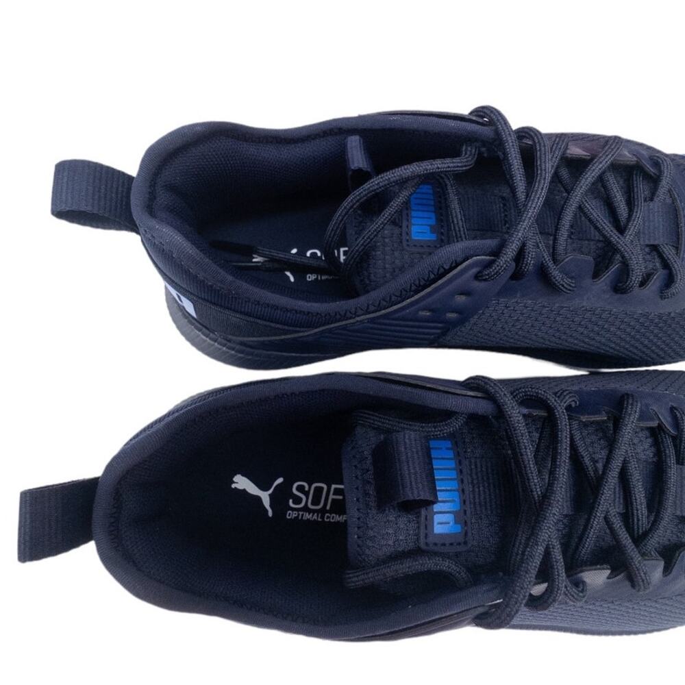 New PUMA Men's PC Runner Sneaker Shoes Navy Blue White 9 or 13 - Picture 6 of 6